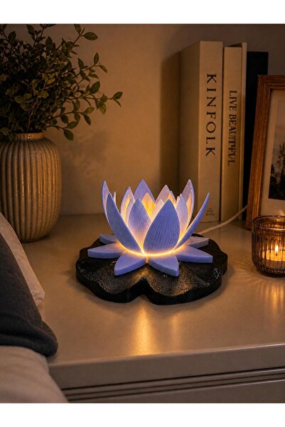 PRİNTLAB3D LOTUS GECE LAMBASI