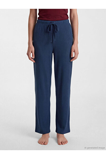 LC Waikiki Elastic Waist Corded Fabric Women's Pajama Bottoms