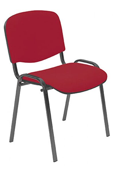 OFFICE products Konferenční židle, látková, Kos Premium - černá/červená