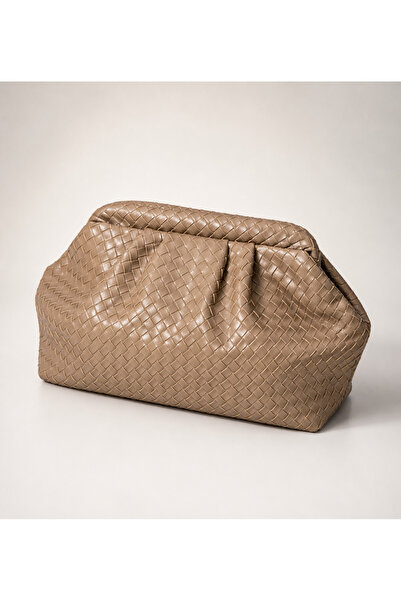 EGEM ATELİER Knitted Pattern Vintage Hand and Shoulder Bag
