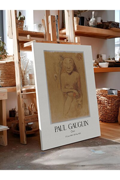 Postifull Paul Gauguin - Oviri, Canvas Painting, Art Series No:110552
