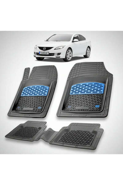 TEAMCAR Mazda 6 GH Hatchback 5-Door 2008-2010 Floor Mats | Blue Edition – Tea...