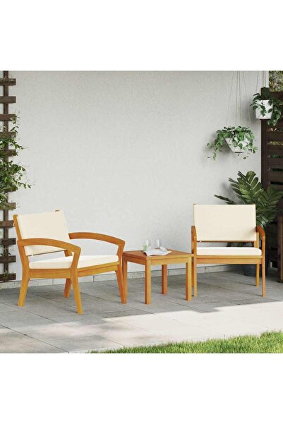 vidaxl Scaun pentru Gradina 2 pcs Ulei Lemn Solid de Acacia