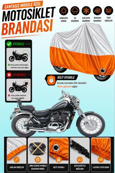 Cemku Twin Top Gray - Bottom Orange Suzuki Vs 800 Intruder Compatible Engine ...