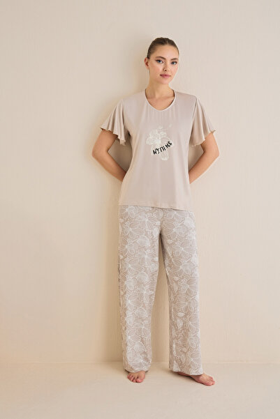 SEAMLIFE HOMEWEAR Palozzo Pantolon Oversize Takım