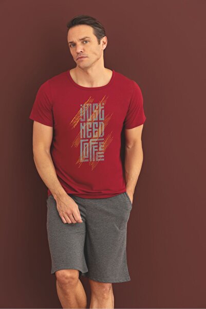 SEAMLIFE HOMEWEAR %100 Koton Pijama Takımı Şort
