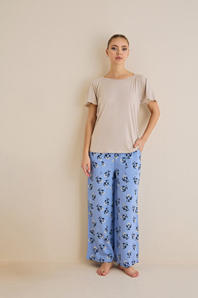 SEAMLIFE HOMEWEAR Palozzo Oversized Pants Set