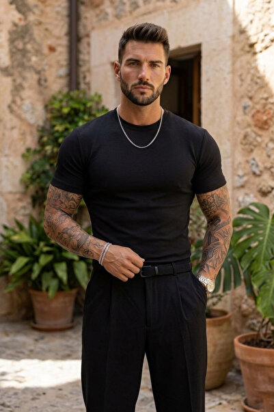 Erkek Oysho Slim Fit Tshırt