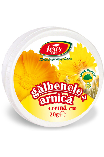 Fares Crema de galbenele si arnica C30, 20 g