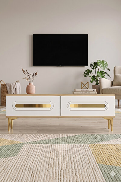 YUMEDİ DESİGN TSA1220DBG - ETHEMA TV STAND , TV SEHPASI 120CM SAFİRMEŞE-BEYAZ...