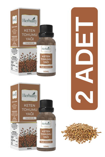 herbalıty Flaxseed oil 50 ml 2*pcs
