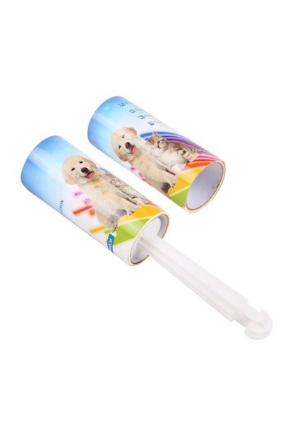 HAPPET Rolă adezivă pentru îndepărtarea părului de animale de companie, 2 buc...