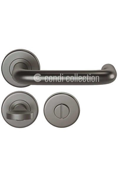 Condi Collection 901 PVD مقبض باب من الفولاذ المقاوم للصدأ مطلي باللون الدخاني