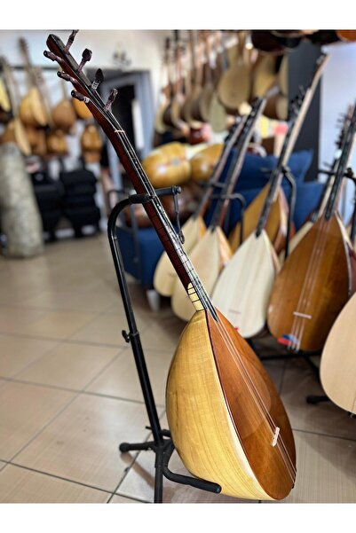 Bircanmüzik 39,5 Tekne Oyma Kısa Sap Bağlama (soft kılıf, yedek tel ve mızrap)