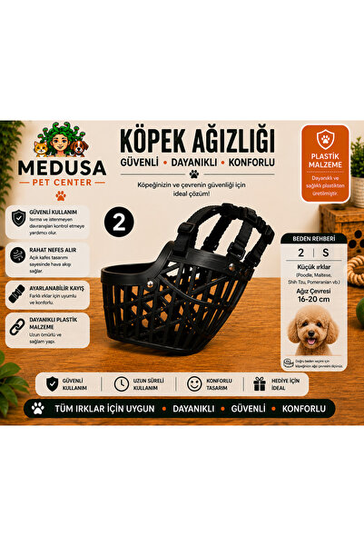 MEDUSA S Beden küçük-orta ırk köpekler için ağızlık