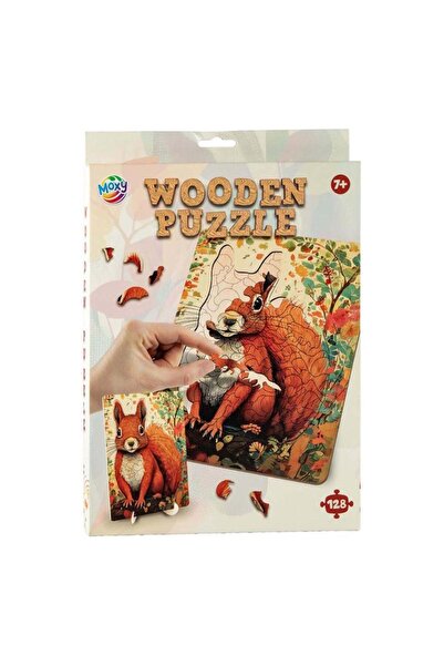 Moxy Wooden Puzzle Squirrel 128 pieces