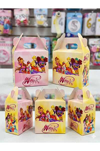 Deniz Party Store Winx Temalı hediye kutusu 2 Adet