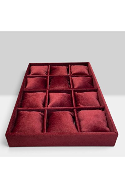 STAND MARKET 12-Piece Watch & Bracelet Organizing Tray – Padded Compartments,...