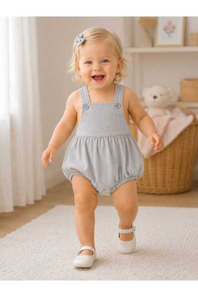OUTLET Isyis Unisex Baby Gray Jumpsuit