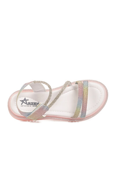 Arzen 26A94 F Gökkuşağı Kız Çocuk Sandalet
