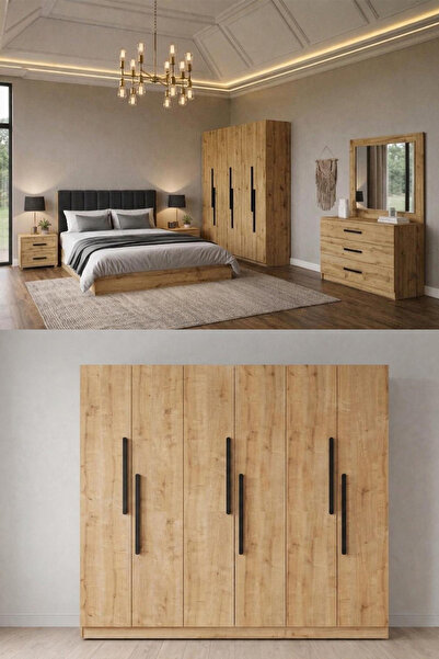 İYENA HOME LİVİNG Monza Bazalı Yatak Odası Takımı Beyaz