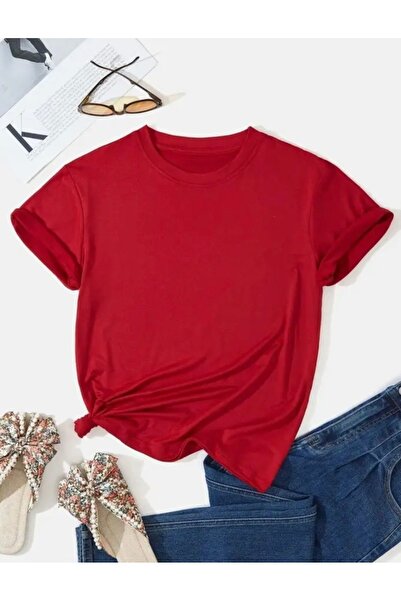 NIGRUM PARDUS New Season Solid Color 100% Cotton Oversize Girls Basic T-Shirt