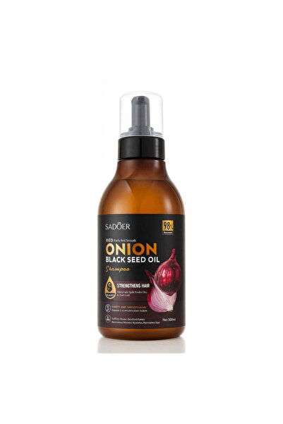 SADOER Șampon cu ulei de semințe negre și ceapă roșie SD50755 500ml – Stimule...