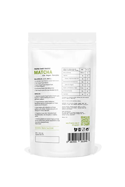FROPİE Matcha Tea - Ceremonial Grade - 50Gr