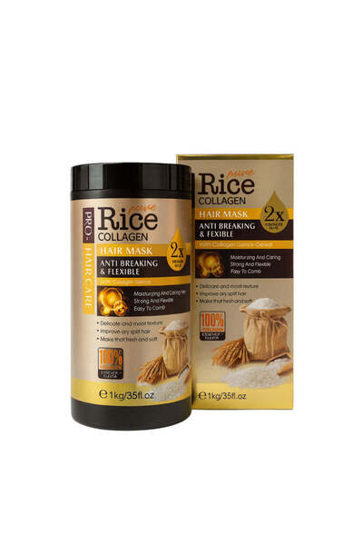 NARYN Mască de păr NARY Rice Collagen – colagen și extract de orez, hidratare...