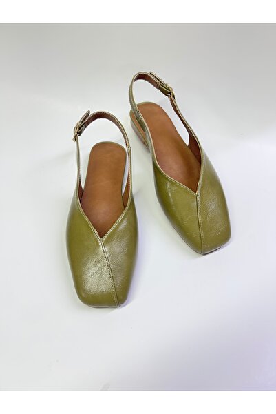 azza shoes BİANCA KADIN KARE KALIP PARLAK ARKASI AÇIK TOKA DETAYLI ZARİF ŞIK ...