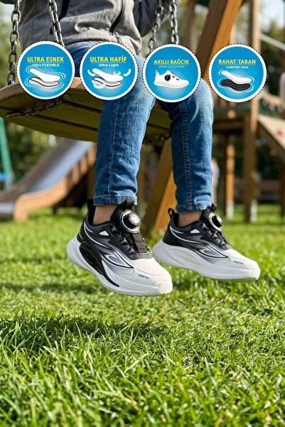 Marco Kids 26Y530 F White-Black Boys' Sports Shoes