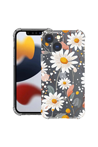 bestcase Husă Antișoc pentru Apple iPhone 13, Florală - Margarete, 1118436 AS...