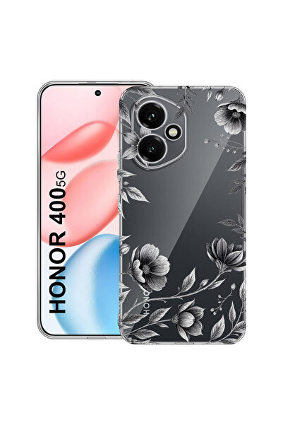 bestcase Αντικραδασμική Θήκη για Honor 400, Μαύρο Φλοράλ, 2041147 AS 2035