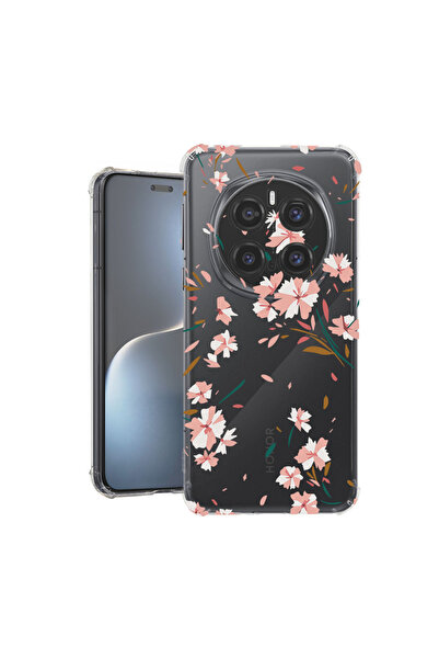 bestcase Husă Antișoc pentru Honor Magic7 Pro, Florală - Roz Pastel, 1926356 ...