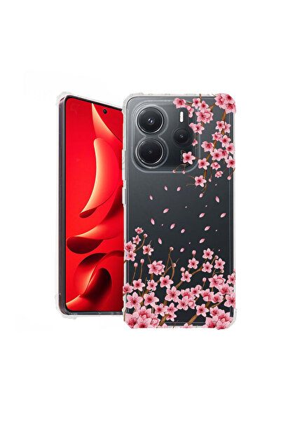 bestcase Husă Antișoc pentru Xiaomi Redmi Note 14 5G, Florală - Floare de cir...