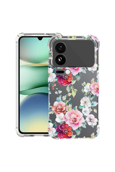 bestcase Αντικραδασμική Θήκη για Xiaomi 17 Pro, Φλοράλ - Σχέδιο Καμέλιας, 209...