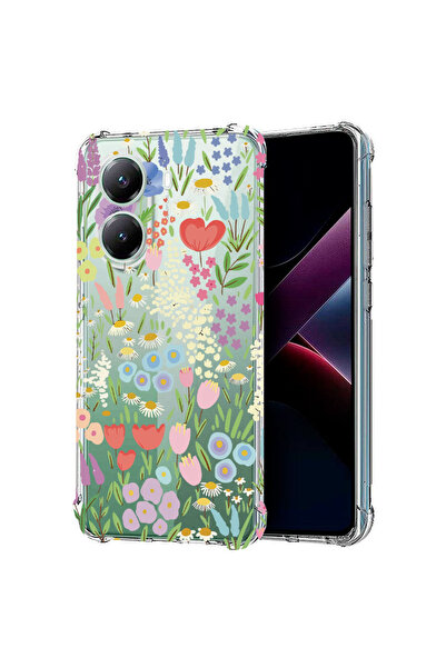 bestcase Husă Antișoc pentru Poco X7 Pro 5G, Florală - Lalea Colorată, 198823...