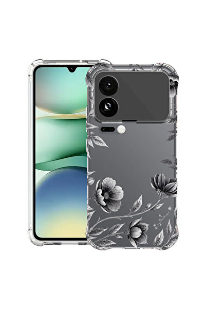 bestcase Husă Antișoc pentru Xiaomi 17 Pro, Floral Negru, 2099997 AS 2035