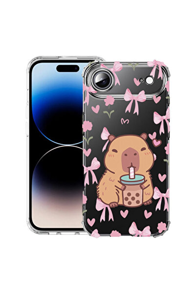 bestcase Husă Antișoc pentru Apple iPhone 17 Air, cu desen animat drăguț cu c...