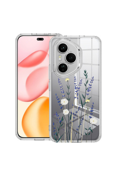 bestcase Husă Antișoc pentru Honor 400 Pro, Florală - Minimalist Levander, 20...
