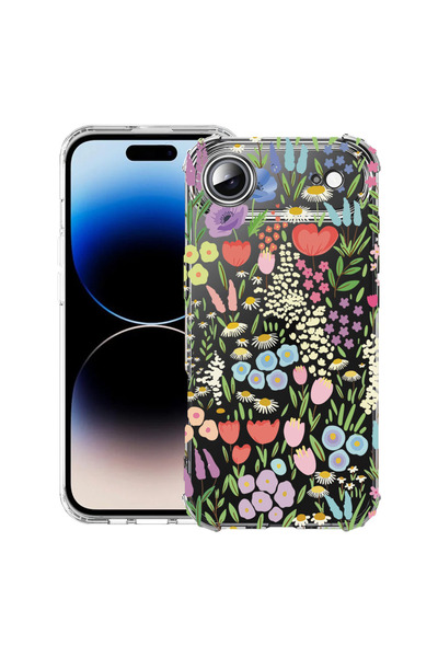 bestcase Husă Antișoc pentru Apple iPhone 17 Air, Florală - Lalea Colorată, 2...