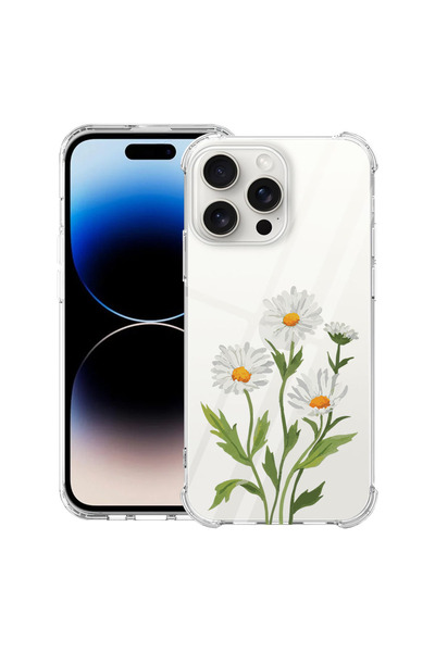 bestcase Husă Antișoc pentru Apple iPhone 14 Pro, Florală - Margarete Presate...