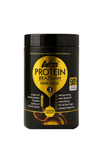 Narv Mască de păr Protein Brazilian – proteine, keratină și uleiuri naturale,...