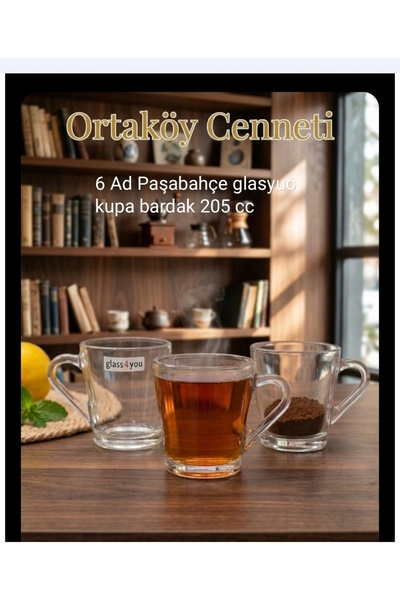 Paşabahçe Croma çay kahve kupa bardak glasyou model 205 cc Hacim şık kalıteli
