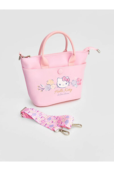 LC Waikiki Pembe Hello Kitty Baskılı Kız Çocuk Omuz Çantası