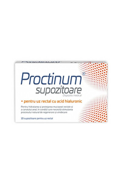 Zdrovit Proctinum supozitoare, 10 bucati,