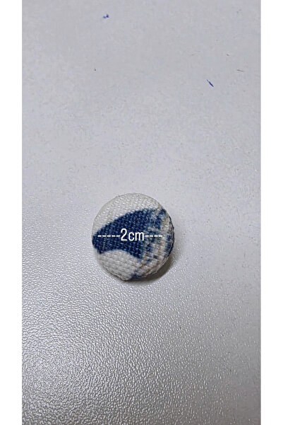 Zümrüdüanka Handmade Paket içeriği 12 adetdir mavi beyaz karışık renk kumaş k...