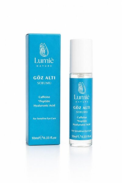 Lumie Nature Göz Altı Torbalanma ve Morluk Karşıtı Masaj Bilyeli Serum (Pepti...