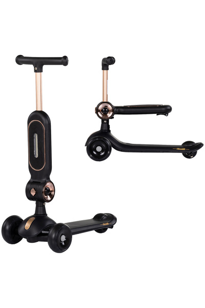 Chipolino Bloomi black scooter