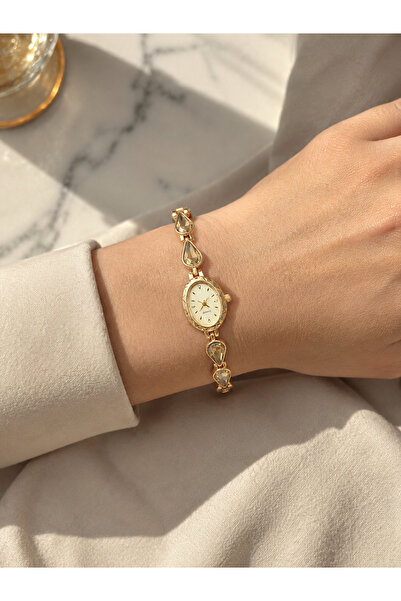 Boris Accessory Women's Gold Drop Stone Bracelet & Elegant Stylish Design Wri...